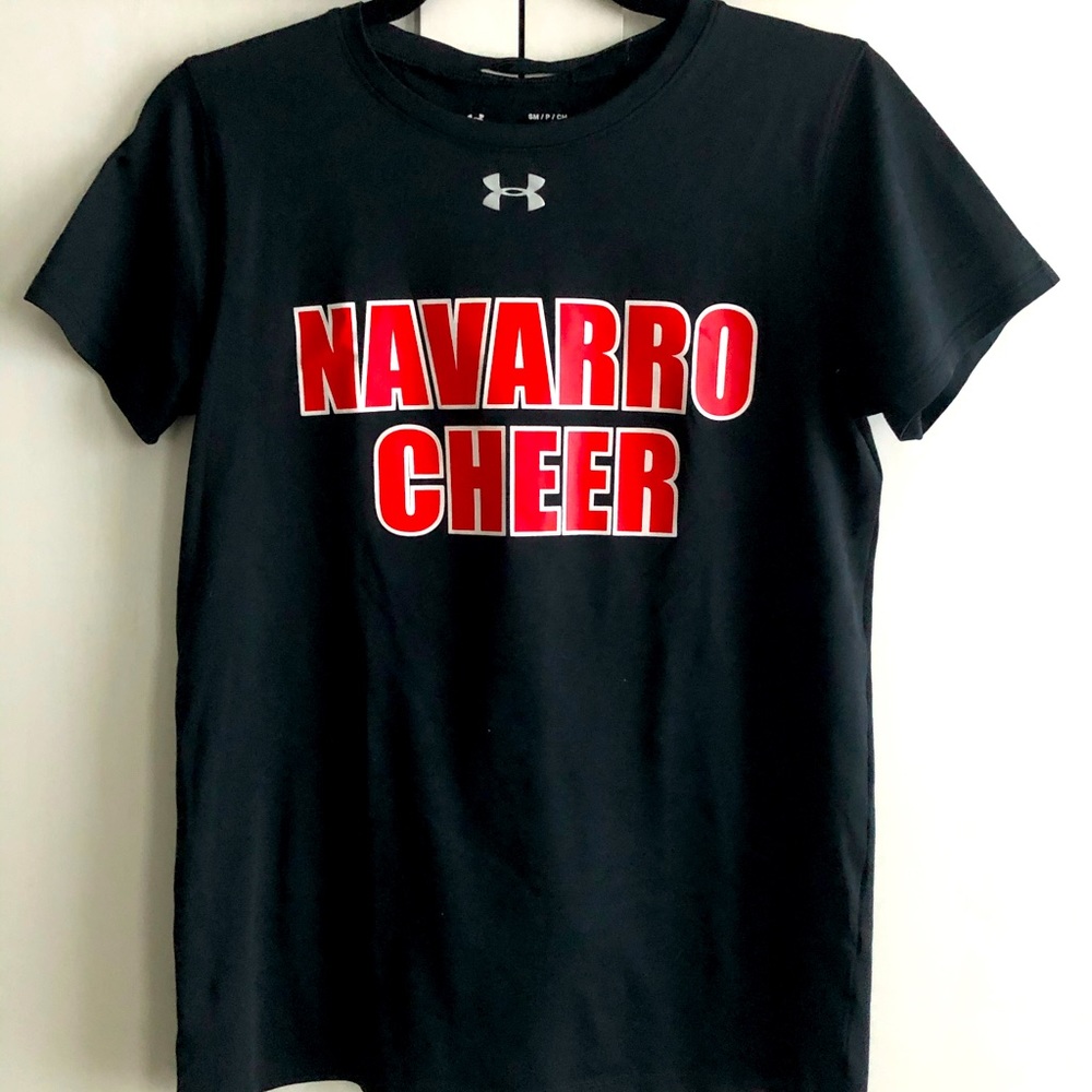 Navarro practice shirt cheer